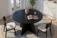 Masă pentru bucătărie Hanah Home Virella Wood Black imaginea #2 — magazin online Desire.md