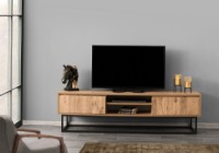 Comodă TV Hanah Home Belinda 180 Black Pine imaginea #2 — magazin online Desire.md
