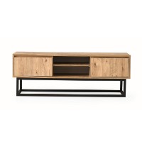 Comodă TV Hanah Home Belinda 180 Black Pine imaginea #4 — magazin online Desire.md