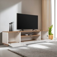 Comodă TV Hanah Home Veramont Atlantic Pine White imaginea #3 — magazin online Desire.md