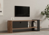 Comodă TV Hanah Home Ova Oak Anthracite