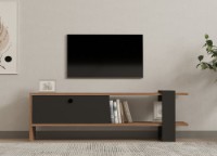 Comodă TV Hanah Home Ova Oak Anthracite imaginea #2 — magazin online Desire.md