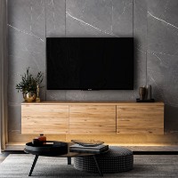 Comodă TV Hanah Home Neon Illuminated Atlantic Pine imaginea #4 — magazin online Desire.md
