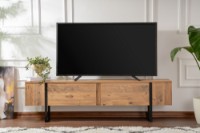 Comodă TV Hanah Home Serenity Atlantic Pine Black imaginea #2 — magazin online Desire.md