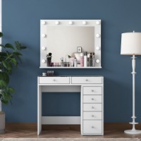 Măsuţă de toaletă Hanah Home BJ117 White imaginea #3 — magazin online Desire.md
