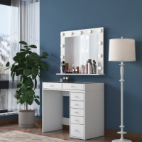 Măsuţă de toaletă Hanah Home BJ117 White imaginea #4 — magazin online Desire.md
