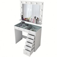Măsuţă de toaletă Hanah Home BJ117 White imaginea #5 — magazin online Desire.md