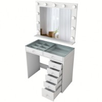 Măsuţă de toaletă Hanah Home BJ117 White imaginea #7 — magazin online Desire.md