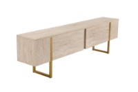 Comodă TV Hanah Home Serenity Travertine Gold imaginea #10 — magazin online Desire.md