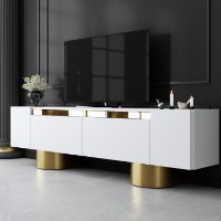 Comodă TV Hanah Home Bohem White Gold