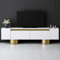 Comodă TV Hanah Home Bohem White Gold imaginea #2 — magazin online Desire.md