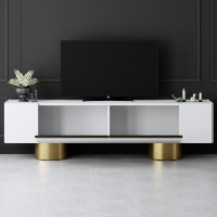 Comodă TV Hanah Home Bohem White Gold imaginea #3 — magazin online Desire.md