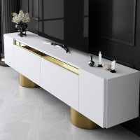 Comodă TV Hanah Home Bohem White Gold imaginea #4 — magazin online Desire.md