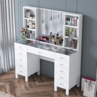 Măsuţă de toaletă Hanah Home BJ136 White imaginea #2 — magazin online Desire.md