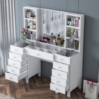 Măsuţă de toaletă Hanah Home BJ136 White imaginea #3 — magazin online Desire.md