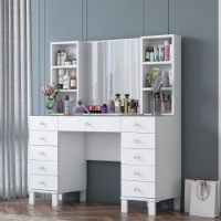 Măsuţă de toaletă Hanah Home BJ136 White imaginea #5 — magazin online Desire.md