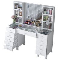 Măsuţă de toaletă Hanah Home BJ136 White imaginea #9 — magazin online Desire.md