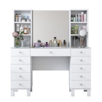 Măsuţă de toaletă Hanah Home BJ136 White imaginea #10 — magazin online Desire.md