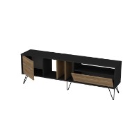 Comodă TV Hanah Home Mistico (180) Walnut Black imaginea #5 — magazin online Desire.md