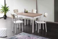 Masă pentru bucătărie Hanah Home Polo - 1302 Oak White