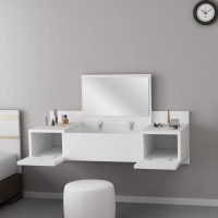 Măsuţă de toaletă Hanah Home Zakkum White imaginea #2 — magazin online Desire.md