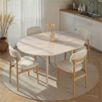 Masă pentru bucătărie Hanah Home Viona Travertine Oak