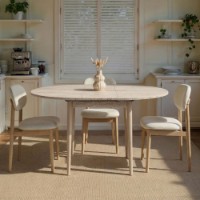 Masă pentru bucătărie Hanah Home Viona Travertine Oak imaginea #2 — magazin online Desire.md