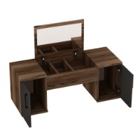 Măsuţă de toaletă Hanah Home Mercan  Light Walnut Anthracite imaginea #4 — magazin online Desire.md