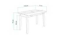 Masă pentru bucătărie Hanah Home Vina Oak imaginea #6 — magazin online Desire.md