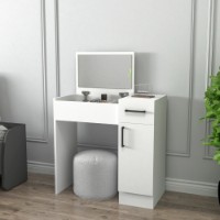 Măsuţă de toaletă Hanah Home Inci White imaginea #2 — magazin online Desire.md