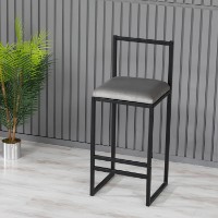 Scaun de bar Hanah Home Nordic Grey