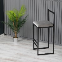 Scaun de bar Hanah Home Nordic Grey imaginea #2 — magazin online Desire.md