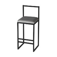 Scaun de bar Hanah Home Nordic Grey imaginea #4 — magazin online Desire.md