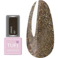Gel-lac de unghii Tufi Profi Premium Savage 07 Reflective Gold Suede 8ml imaginea #1 — magazin online Desire.md