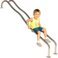 Игровой спуск из нержавеющей стали PlayPark H=100cm (5235) фото №2 — интернет-магазин Desire.md