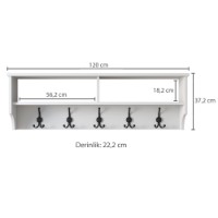 Вешалка Rani P2 - 439 White фото №8 — интернет-магазин Desire.md