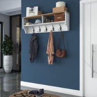 Вешалка Rani P2 - 2460 White Walnut фото №2 — интернет-магазин Desire.md