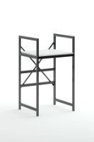Стеллаж для стиральной машины Hanah Home C7 White Black фото №5 — интернет-магазин Desire.md
