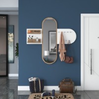 Вешалка Rani P3 - 2445 White Walnut фото №2 — интернет-магазин Desire.md