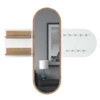 Вешалка Rani P3 - 2445 White Walnut фото №7 — интернет-магазин Desire.md
