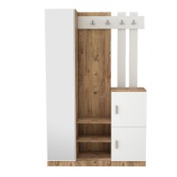 Прихожая Hanah Home Dd7-Aw Atlantic Pine White фото №5 — интернет-магазин Desire.md