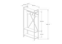 Прихожая Hanah Home Alfa Sapphire фото №4 — интернет-магазин Desire.md