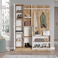 Прихожая Hanah Home Dd5-Aw Atlantic Pine White фото №4 — интернет-магазин Desire.md