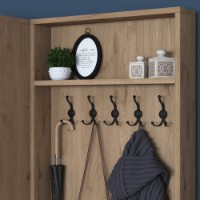 Прихожая Rani P6 - M11 - 2389 Walnut White фото №6 — интернет-магазин Desire.md