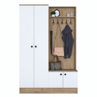 Прихожая Rani P6 - M11 - 2389 Walnut White фото №9 — интернет-магазин Desire.md