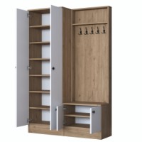 Прихожая Rani P6 - M11 - 2389 Walnut White фото №10 — интернет-магазин Desire.md