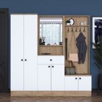 Прихожая Rani P6 - M3 - 2490 White Walnut