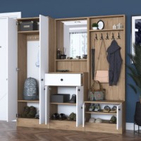 Прихожая Rani P6 - M3 - 2490 White Walnut фото №6 — интернет-магазин Desire.md