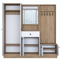 Прихожая Rani P6 - M3 - 2490 White Walnut фото №9 — интернет-магазин Desire.md