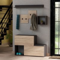 Antreu Hanah Home Holdon Anthracite Oak